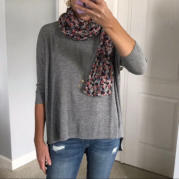 Grey Hi Lo Tunic - Picture 4 of 6
